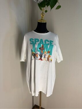 Space Jam White Graphic Tee